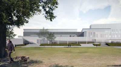 An architectural look at new BTU building. Rendering by Perkins + Will